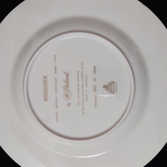 Vintage Ltd. Edt. Plate "Woodcock" - Picture 2 of 4